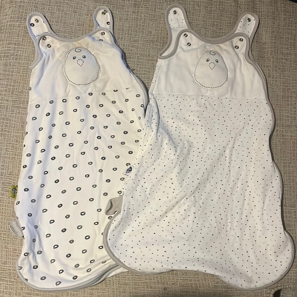 Nested Bean Sleep Sacks size S 0-6mo (2)